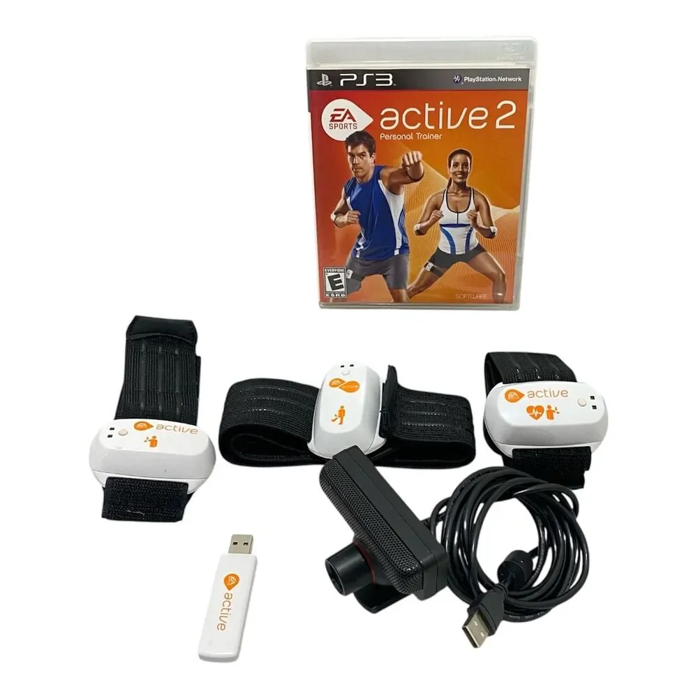 EA Sports Active 2 For Sony Disney 3 With Case And Accessories 2010 Working